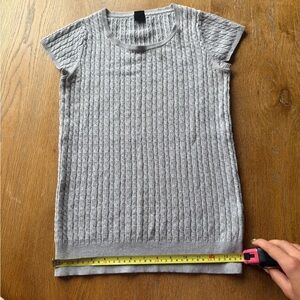 Vintage GAP Gray Cable Knit Top